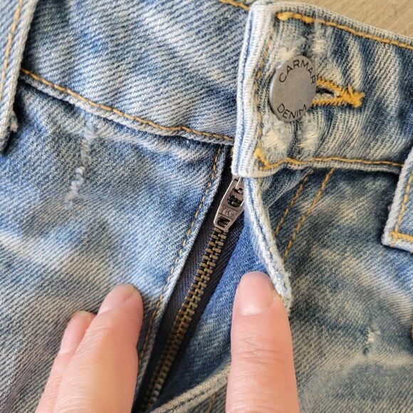 Carmar denim shorts size 27 - Picture 3 of 7